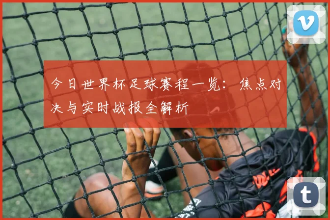 今日世界杯足球赛程一览：焦点对决与实时战报全解析